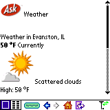 Ask Mobile Weather Example