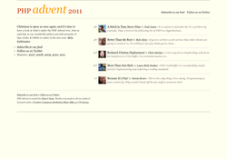 PHP Advent Calendar 2011