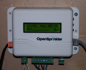 Photo of OpenSprinkler controller